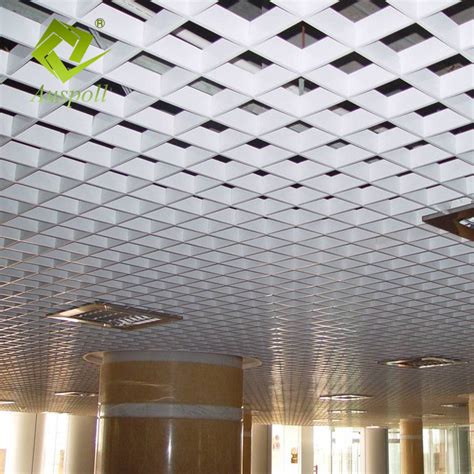 Ausopoll Manufacturer Decorative Open Cell Aluminum Grid Ceiling Panel Design China Ceiling