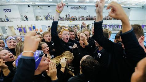 Swimming And Diving Teams Dominate In Home Opener Tcu 360