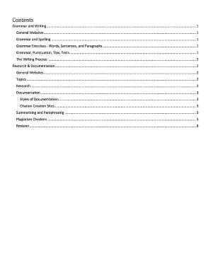 1 what is the apa style? table of contents apa format purdue owl - Edit, Fill ...