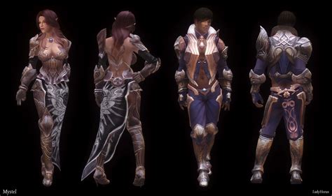 Ladyhorus Tera Armor For Uunp Female And Vanilla Male Skyrim