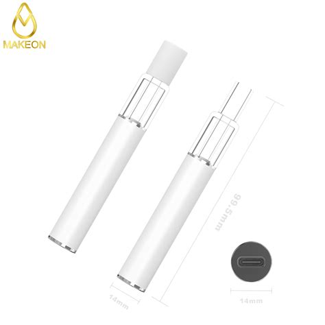 Makeon Gd9 Full Glass Disposable Vape Pen Pen Style E Cigarette 1 0ml