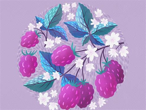 Summer Berries By Irinaostapenko On Dribbble