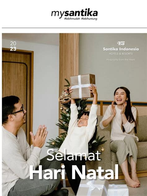 Santika Hotels And Resorts Selamat Hari Raya Natal Dan Selamat