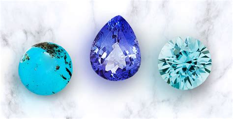 Turquoise Tanzanite And Zircon Decembers Birthstones Service Jewelry