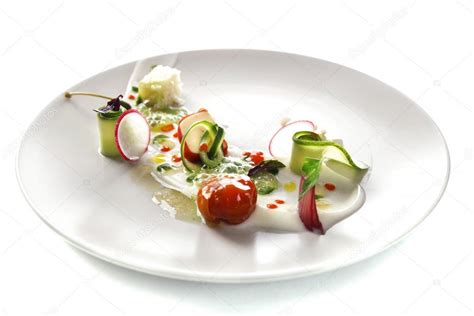 Moleculaire Keuken Groente Salade — Stockfoto © Jyliana