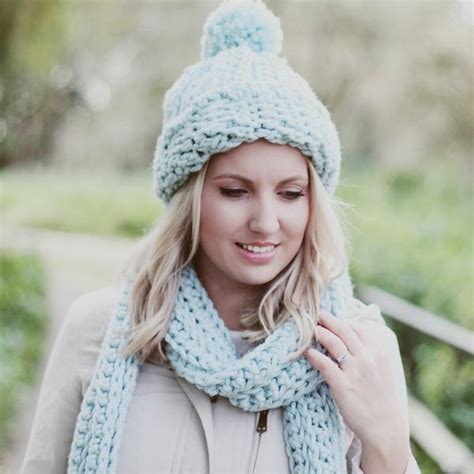 The Cosy Cal Crochet Hat And Scarf Set Bella Coco Crochet