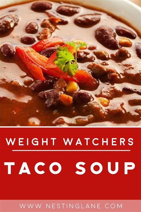 Easy Weight Watchers Taco Soup Nesting Lane