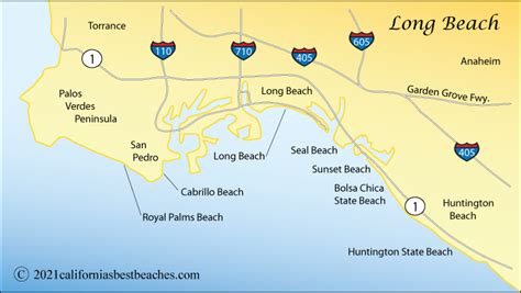 Best Beaches In California Map Topographic Map Of Usa With States