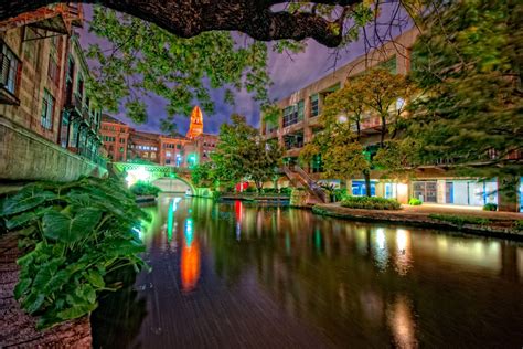 San Antonio Texas At Night