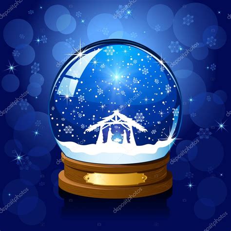 Christmas Snow Globe — Stock Vector © Losw 58557893