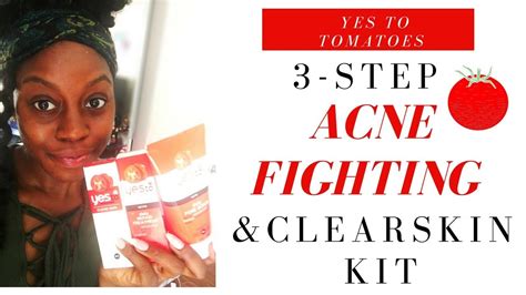 Yes To Tomatoes 3 Step Acne Regimen First Impressions YouTube
