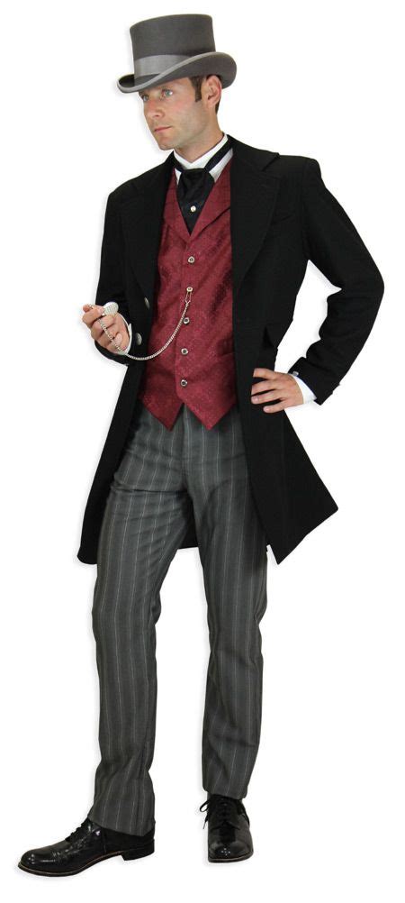 Victorian Man Costume And Outfit Design Steampunk Clothing Victorian