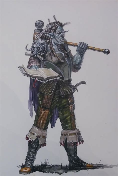 Rf Paxalim The Firbolg Death Cleric For Rhanibex Rcharacterdrawing