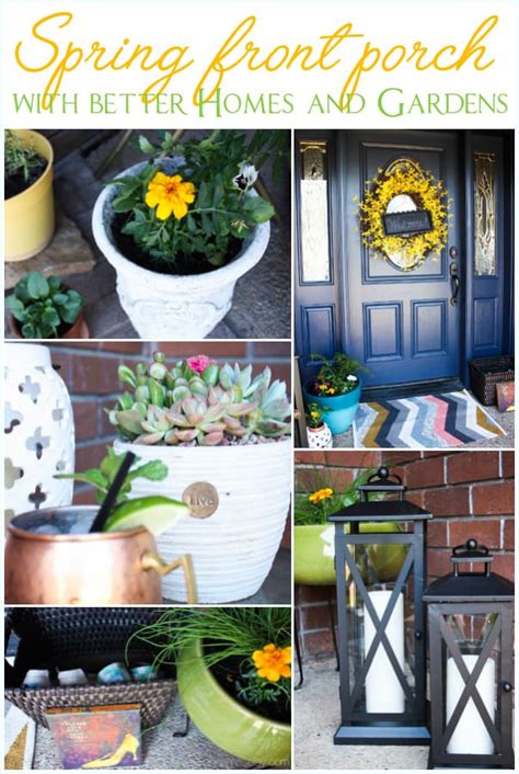 Your garden may already be beautiful, but with the right additions, it has the potential to become one of your home's most attractive features. How to Decorate a Spring Front Porch with Better Homes and ...