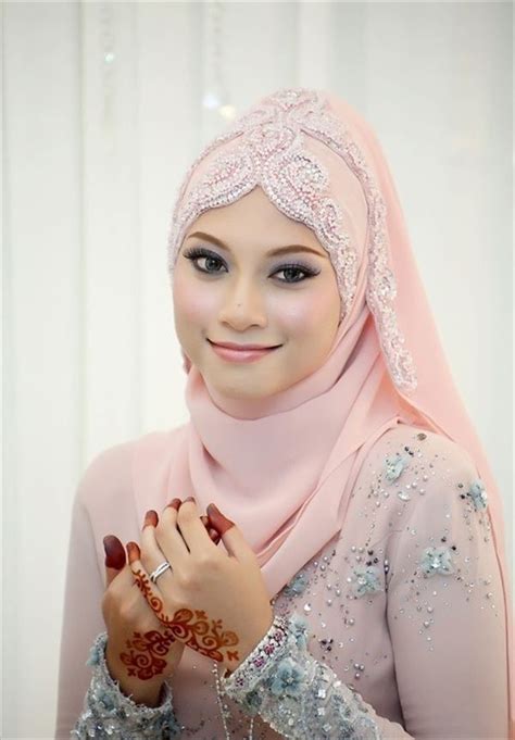 Bridal Hijab Style Hijab Wedding Style Wedding Hijab Styles Muslim