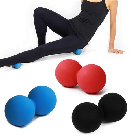 Peanut Lacrosse Ball Solid Mobility Massage Ball Myofascial Trigger Point Relax Ebay