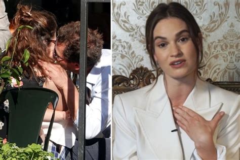 Lily James Says She Makes Mistakes All The Time As Shes Pictured In