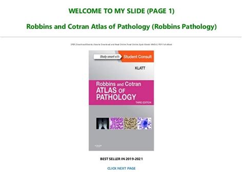 Ebook Robbins And Cotran Atlas Of Pathology Robbins Pathology