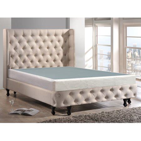 Queen box springs will give your mattress plenty of support from. WAYTON, 8" Easy Wood Box Spring / Foundation with Simple ...