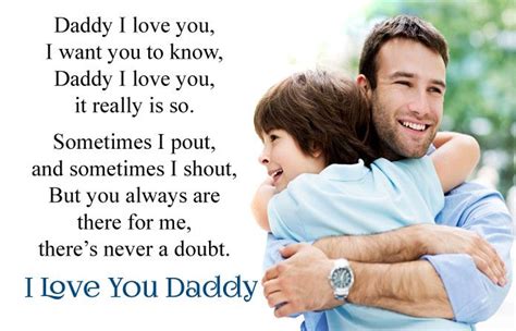 Amazing I Love You Dad Poems Happy Fathers Day Poem From
