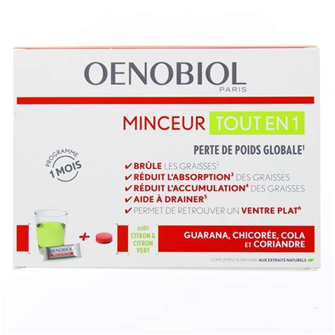Oenobiol Minceur Tout En 1 X30 Sticks Et X60 Cpr