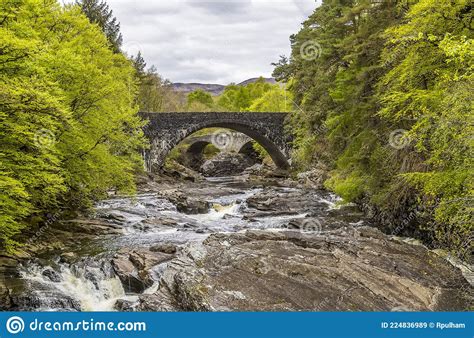 Invermoriston Bridges Scotland Uk Scottish Tourist Destination Crosses