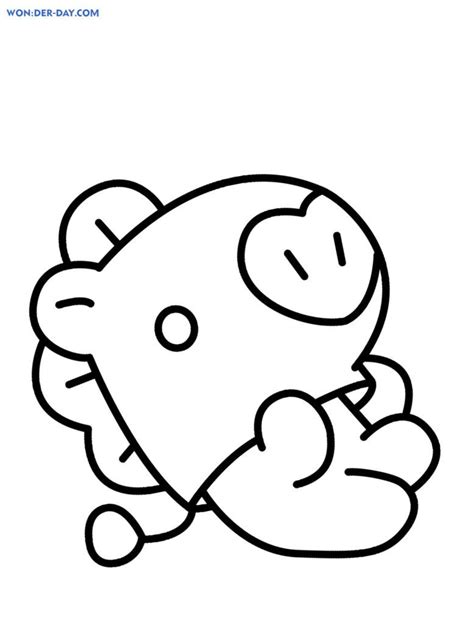 Bt21 Coloring Pages 80 Free Printable Coloring Pages In 2022