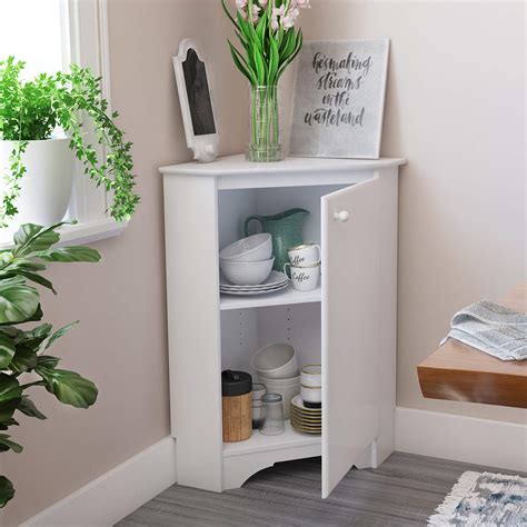 Buy Prepac Elite White Corner Storage Cabinet Online At Desertcartuae