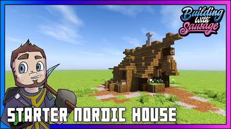 Minecraft Building With Sausage Starter Nordic House Minecraft
