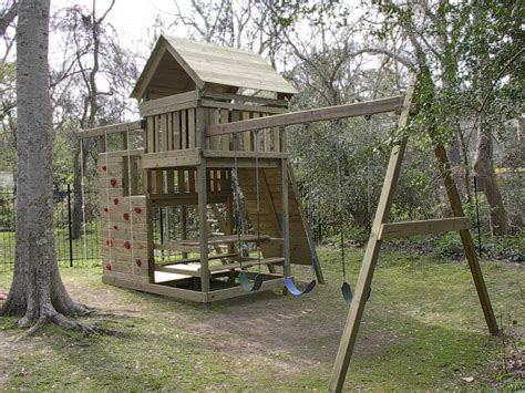 It's just such a stunning installation piece to so, which diy swing set plans do you think you can go for? Gemini Playset DIY Wood Fort and Swingset Plans