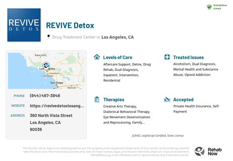 Revive Detox • Los Angeles Ca Rehab