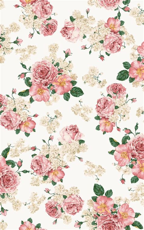 Floral Iphone Wallpaper Vintage Pinterest Flower
