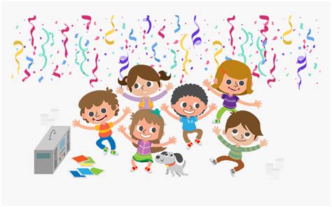 Disco Clipart Childrens Birthday Party Children Party Clipart Hd Png