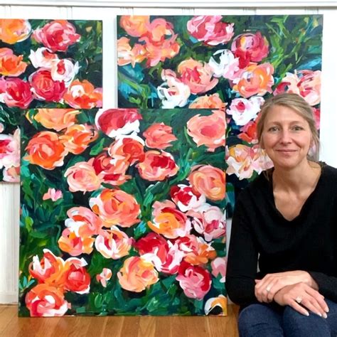 Learn How To Paint Abstract Flowers On Canvas With Acrylic Paint Easy