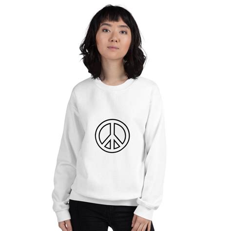 Peace Unisex Sweatshirt Etsy