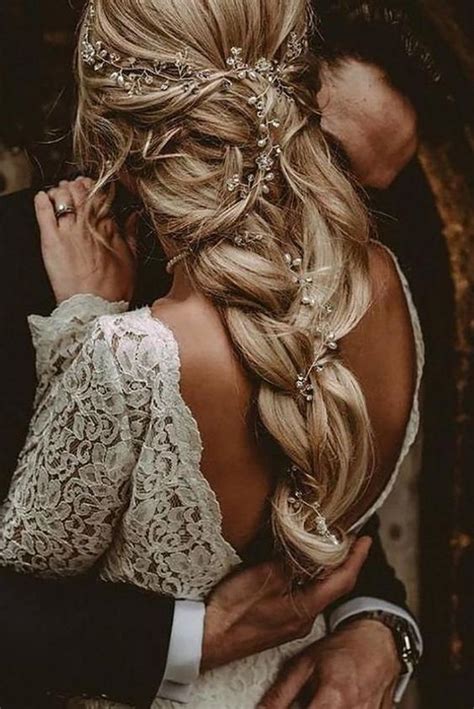 Bridal Hair 35 Braided Wedding Hairstyles Long Hair Vine Hair Vine