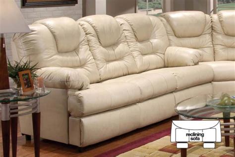 Camelot Beige Leather Dual Reclining Sofa At Gardner White