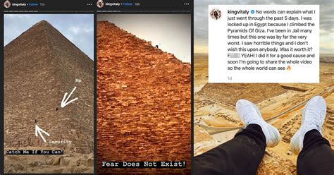 Instagram And Youtube Star Jailed For Climbing The Great Pyramid Of