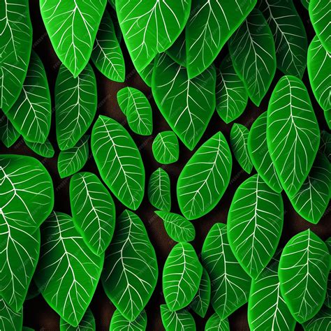 Premium Photo Green Leafy Background