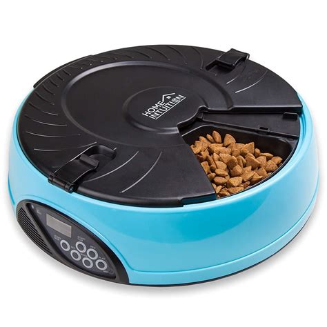 The stylish designed automatic pet feeder feeds your dog, cat, rabbit and fish according to the scheduled time and. 6 Meal Automatic Pet Feeder with Programmable Timer | Pet ...