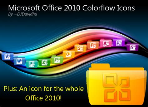 Office 2010 Colorflow Icons By Djdavid98 On Deviantart