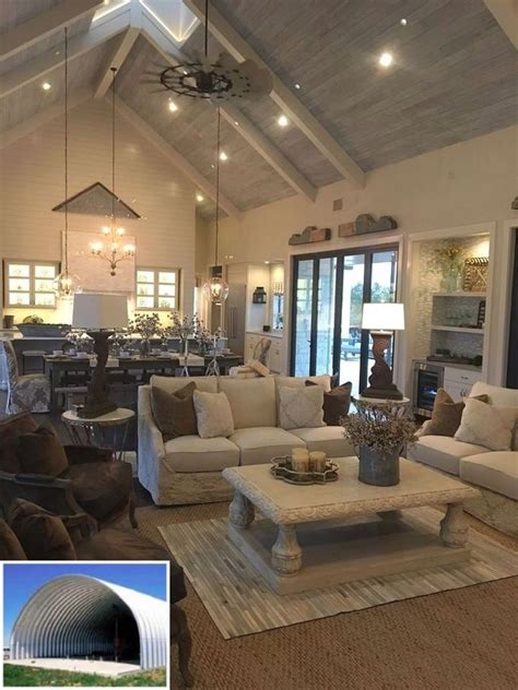 Finding the top metal building home ideas. | Farm house living room