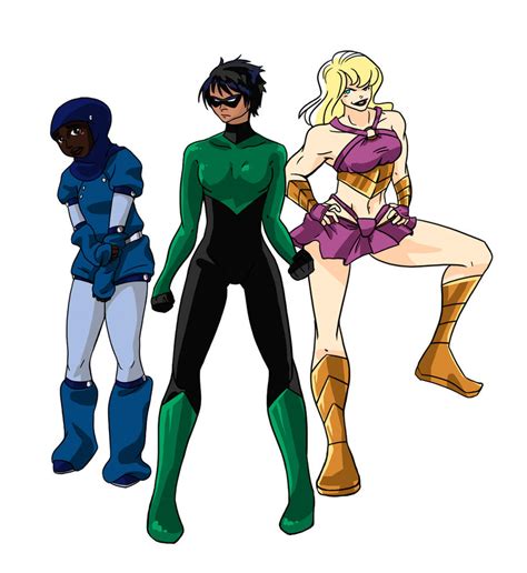Superhero Trio By Ladyprophet On Deviantart