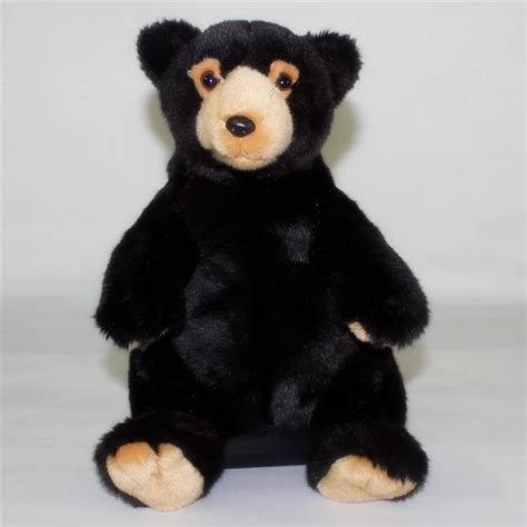 North American Black Bear Doll Toy Simulation Wildlife Plush Toys Child