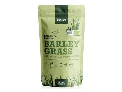 Barley grass juice powder can be mixed in water, juice, or added to a smoothie. Purasana Barley Grass Raw Juice Powder BIO 200g - recenze, diskuze