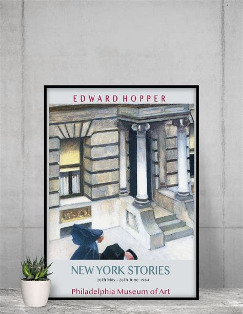 Edward Hopper Poster 1964hopper Posteramerican Artistvintage Poster