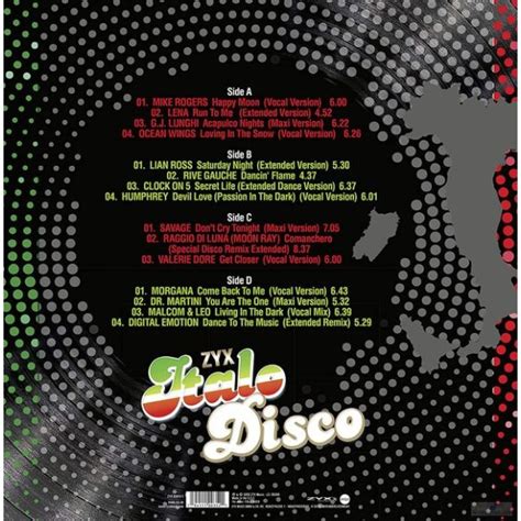 Zyx Italo Disco Best Of Vol1 Limited Edition Colored V