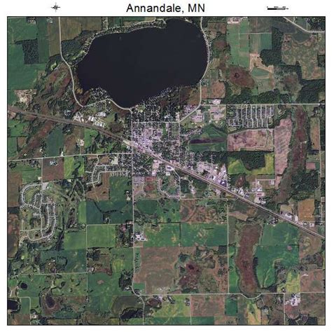 Aerial Photography Map Of Annandale Mn Minnesota