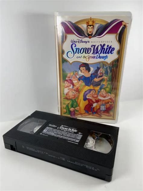 Snow White And The Seven Dwarfs Vhs Clamshell Walt Disney