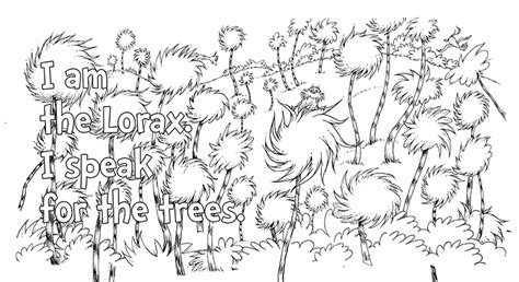 The lost … coloring pages for children of all ages! Lorax Coloring Book Page - Seussville